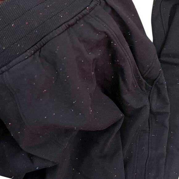 Lululemon LA Warm Down High-Rise Jogger Black Confetti Size 2 - Picture 3 of 8